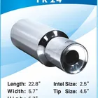 409 Stainless steel material universal muffler to cars