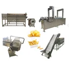 Gas Fryer Automatic Chips Machines Potato Chips Making Line Potato Chips Machine