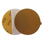 6Inch Golden sandpaper self adhesive abrasive paper