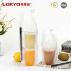 Transparent plastic packing two cup bag royal cup tea bags