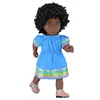 plastic 16 inch toy doll wholesale likelife african american black girl dolls with fashion clothes