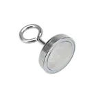 75mm 470 lbs(214 kg) double sided Fishing Magnet,PotMounting Magnet withHook for Industrial Application