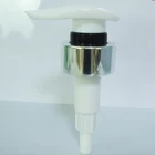 2018 New Silvery Collar Aluminum Plastic Lotion Liquid Pump with 33/410