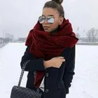 winter polar fleece shawl hot sell stock polyester shawl