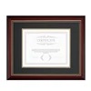 Factory A4 Wooden Diploma Frame Display or PS Certificate Frames with Mat