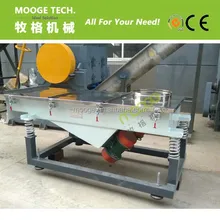 Linear vibrating screen for powder and granules