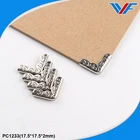 Printed metal mini corner protective for book / purse