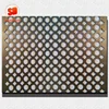 Trade Assurance Decorative Gold 304 Round Hole Perforated Stainless Steel Sheet Perforated Metal Panel Mosaic