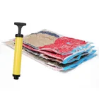 Hot sale eco-friendly PE nylon PA plastic clothes quilt space save zipper compression pack mate vacuum storage bag