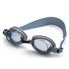 Custom logo silicone strap swimming pool gear best waterproof swim goggles