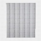 Promotional gray flocked roman dual shade black out window blinds for living room