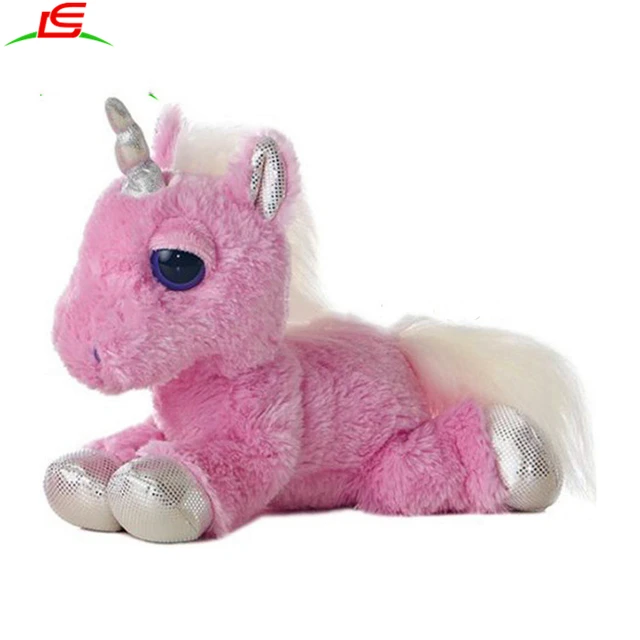 large plush castle toy unicorn soft stuffed animal
