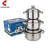 6pcs Useful design stainless steel cookware