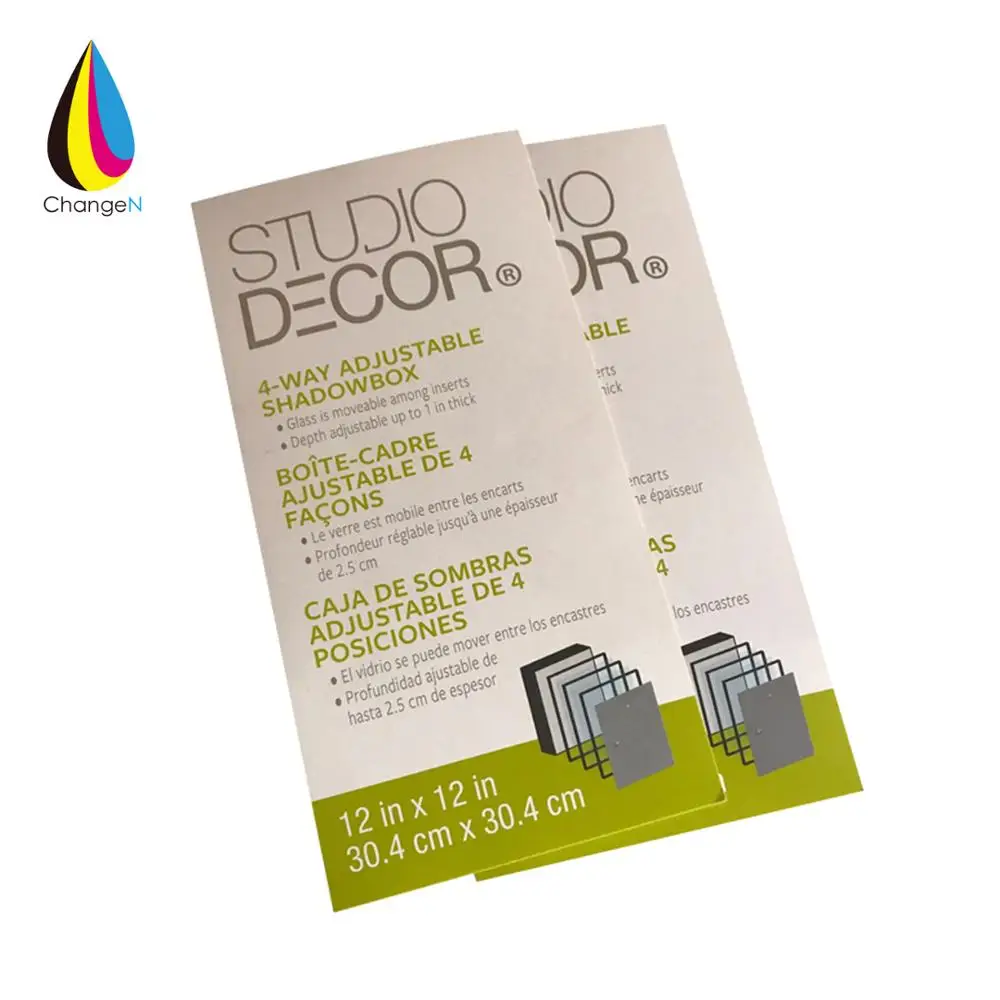 custom printed foldable paper folder printing, cust