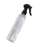 Empty 250ml clear plastic bottle with mist trigger sprayer 24/410