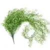 41.3'' Artificial Hanging Vine String ivy orchid bromeliad flower Plant for Home Garden Wall Decoration, 1 Pack (White)