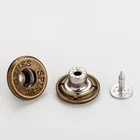 China factory decorative 20mm zinc alloy metal jeans tack buttons for clothes