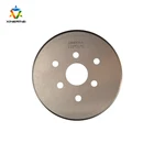 Round knife blade for cutting rubber tires