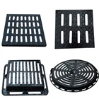 Latest design promotional road trench grating gully drain grating cover precision casting cast iron sewer grate