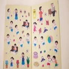 wholesale custom printing saddle stitching full color children sticker book