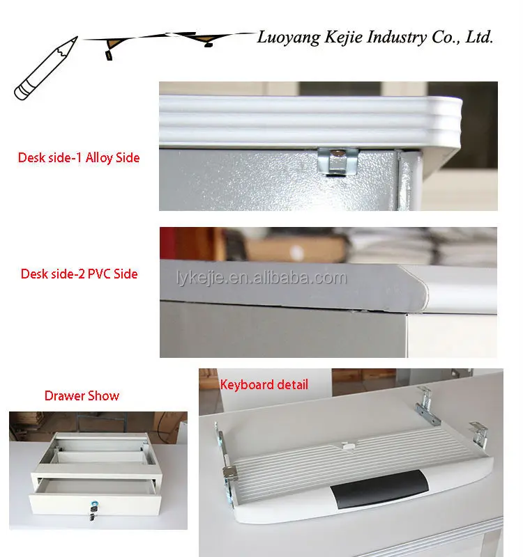 New design portable computer desk folding table office reception table design