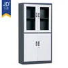 steel office furniture storage filing cabinet metal modern design cheap commercial furniture with glass door