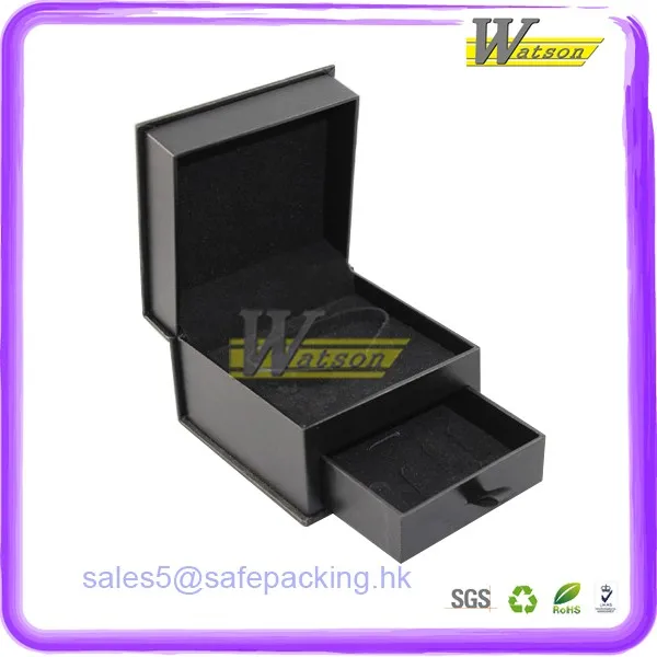 high quality handmade square cardboard compartment gift box with