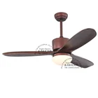 Decorative DC Ceiling fan with LED lighting 48 inch 12-24V or 110-240V