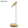 Nordic wooden decoration office study 3w led table lamp