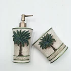 Tree Shaped Soap Lotion Liquid Dispenser with Toothbrush Holder
