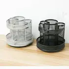 Rotating Pencil Cup pen holder mesh metal office and school