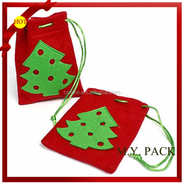 high quality christmas felt gift bag wholesale