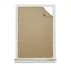 Portable blackout curtain panel - 51" W by 78" L, brown blackout blinds with suction cup for travel