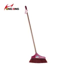 Household PP plastic cleaning broom besom with metal stick