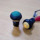 micro rubber push button switch with 3v led