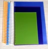 plastic book cover for loose leaf notebook folder diary