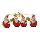 Decoration Ceramic Santa Claus Christmas Ornament Christmas Hanging Decoration