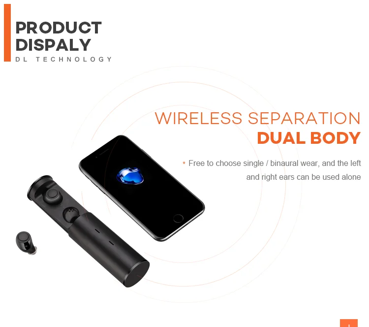 Custom True Wireless Bt Earphone Waterproof Bt Silent Disco Wireless Headphone - ANKUX.COM