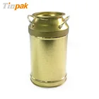 custom printed round milk candy tin canister wholesaler