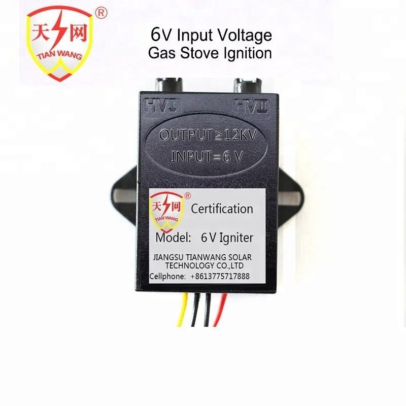 6v Battery Operated Gas Fireplace Electronic Ignition Electric