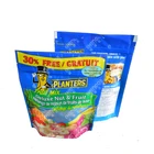 plastic aluminium foil stand up pouch/doypack for pea nuts and snack food packaging