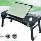 Laptop Desk Table Laptop Stand For Bed And Sofa Desk Portable Adjustable Laptop Table Cooling Fans And Mouse Pad Ergonomics Design