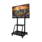 65 Inch Android Windows Touch Floor Standing Lcd Interactive Whiteboard Advertising Display