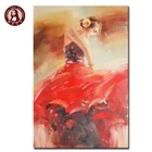 Hotel room wall art designs sexy lady tango dancer oil painting