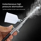 Professional Spray Gun Facial Nebulizer Sprayer Airbrush Alloy Atomizer Tools Face Sprayer Salon Beauty Instrument