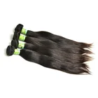 Unprocessed Virgin Remy Hair Extension Human Straight Cuticle Hair Natural Color No