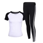 Woman Two-piece Set Fitness Clothing Gym Girl Wear Yoga Pants