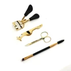 Hot selling eyebrow scissors lashes brush lashes applicator lashes curler