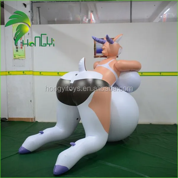 Hongyi Customized Inflatable Sex Cartoon, Giant Beautiful Inflatable Animal Sex Girl With Big ...