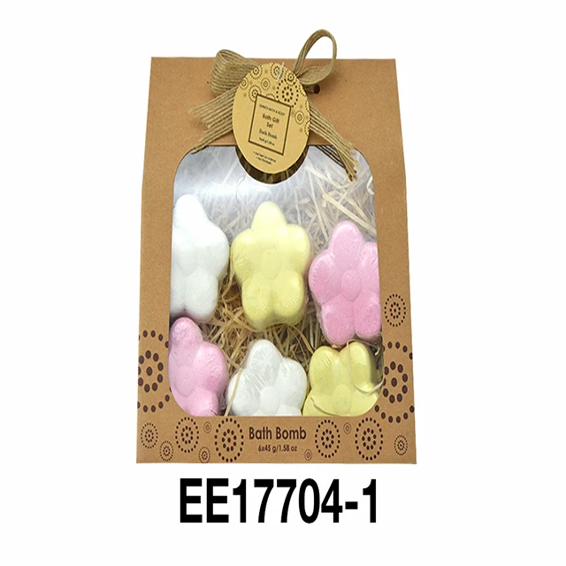 new colorful star shaped handmade bath bomb fizzer gift set